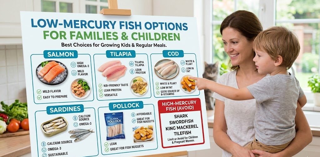 Low-Mercury Fish Options for Families and Children